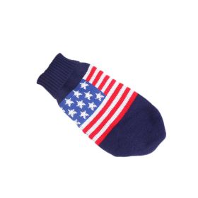 New Winter Fashion Pet Clothes (Option: American Flag-12China)